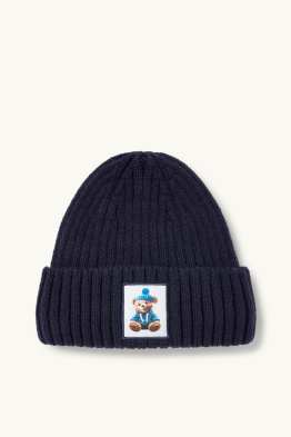 Medvídek Teddy - čepice - žebrovaná