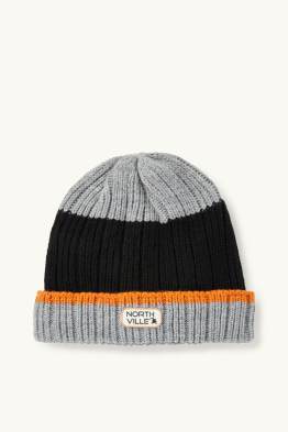 Lyžařská čepice - žebrovaná