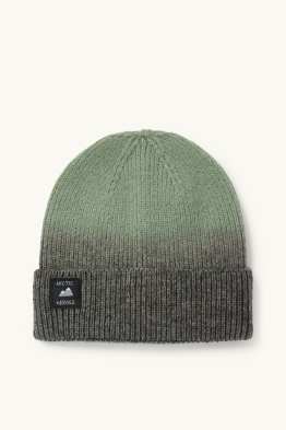 Čepice - žebrovaná - se vzorem