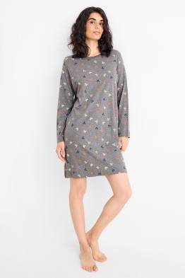 Koszula nocna - ze wzorem