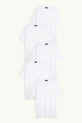 Multipack 5er - T-Shirt - Regular Fit