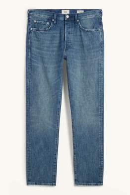 Regular Jeans mit Knopfleiste