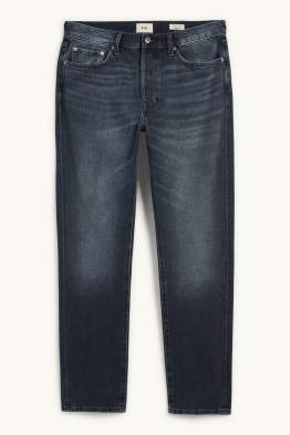 Regular jeans with button fly