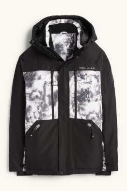 Lyžařská bunda s kapucí - vodotěsná