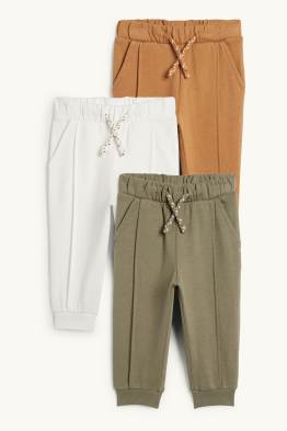 Lot de 3 - pantalons de jogging bébé