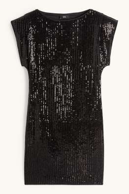 Pailletten-Bodycon-Kleid