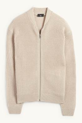 Gebreid vest - ribstof