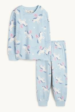 Einhorn - Fleece-Pyjama - 2 teilig