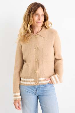 Strickjacke - strukturiert