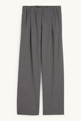 Pantalon - mid waist - tapered fit