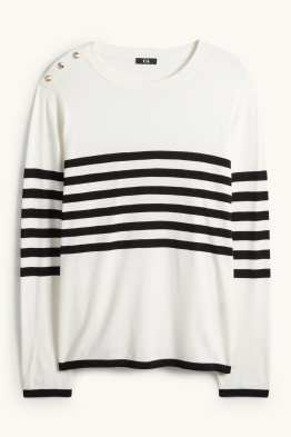 Pullover - gestreift