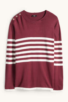 Pullover - gestreift