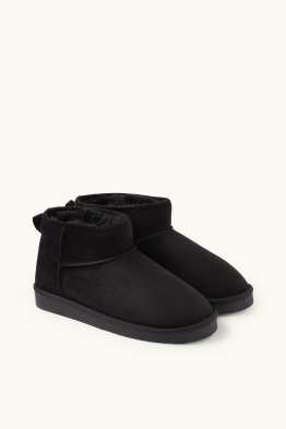 Ankle boots - faux suede