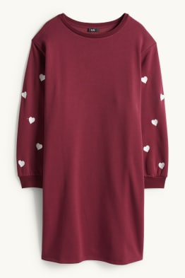 Robe en molleton - straight fit