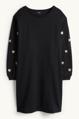 Robe en molleton - straight fit