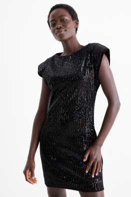 Pailletten-Bodycon-Kleid