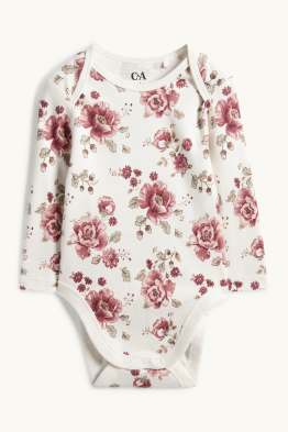 Kwiaty - body niemowlęce