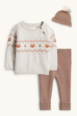 Fox - baby outfit - 3 piece