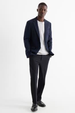 Chinosy - tapered fit - w cienkie paski