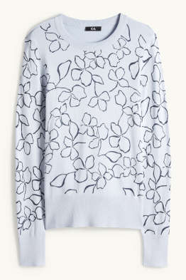 Pullover - geblümt