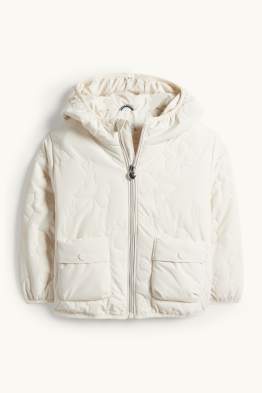 Fluture - jachetă matlasată cu glugă - rezistentă la apă