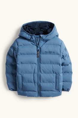 Kurtka pikowana z kapturem - hydrofobowa