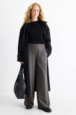 Pantalon - mid waist - tapered fit