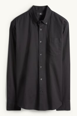 Shirt - regular fit - button-down collar