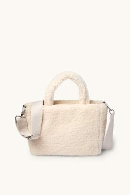 Malá teddy kabelka shopper s odnímatelným popruhem