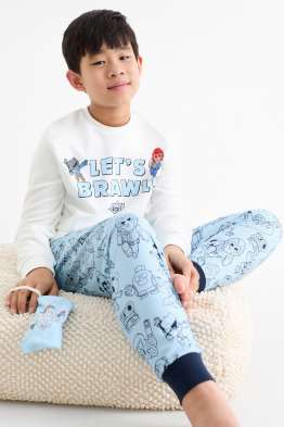 Brawl Stars - Set - Fleece-Pyjama und Handytasche - 3 teilig