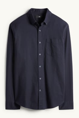 Shirt - regular fit - button-down collar