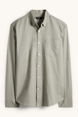 Shirt - regular fit - button-down collar