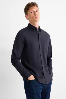 Shirt - regular fit - button-down collar