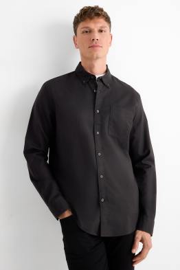 Shirt - regular fit - button-down collar