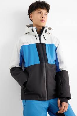 Lyžařská bunda s kapucí - vodotěsná