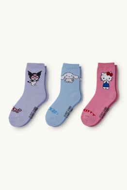 Multipack 3 perechi - Hello Kitty and Friends - șosete călduroase