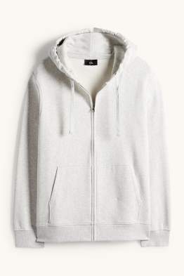 Zip-through hoodie