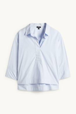 Bluse mit V-Ausschnitt