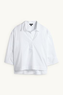 Bluse mit V-Ausschnitt