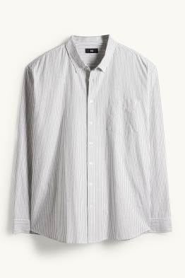 Camisa - regular fit - button-down - de ratlles