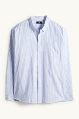 Camisa - regular fit - button-down - de ratlles