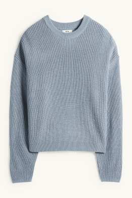 Pullover - gerippt