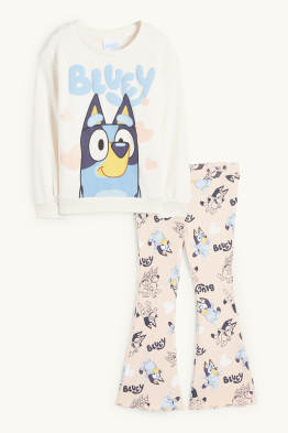 Bluey - set - bluză de molton și colanți evazați - 2 piese