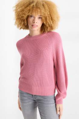 Pullover - gerippt