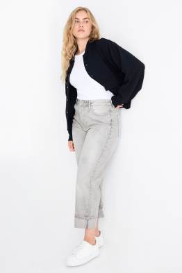 Boyfriend Jeans - Mid Waist - LYCRA®