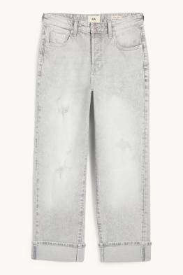 Boyfriend Jeans - Mid Waist - LYCRA®