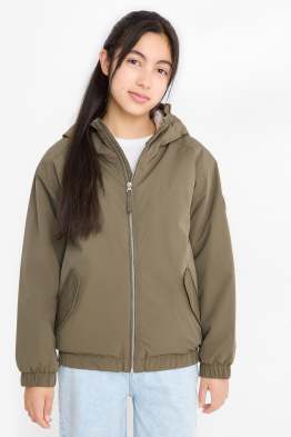 Kurtka z kapturem - ocieplana - nieprzemakalna