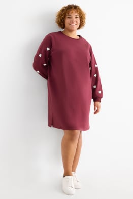 Robe en molleton - straight fit