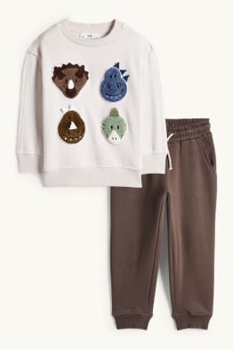 Dinosaurio - conjunto - sudadera y pantalón de deporte - 2 prendas