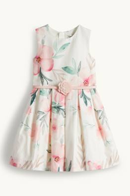 Bloem - jurkje met ceintuur - feestelijk